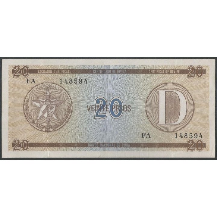 Cuba 20 Pesos ND PFX36