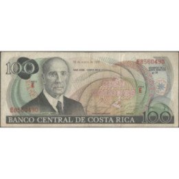 Costa Rica 100 Colones 18 Mar 1980 P248a