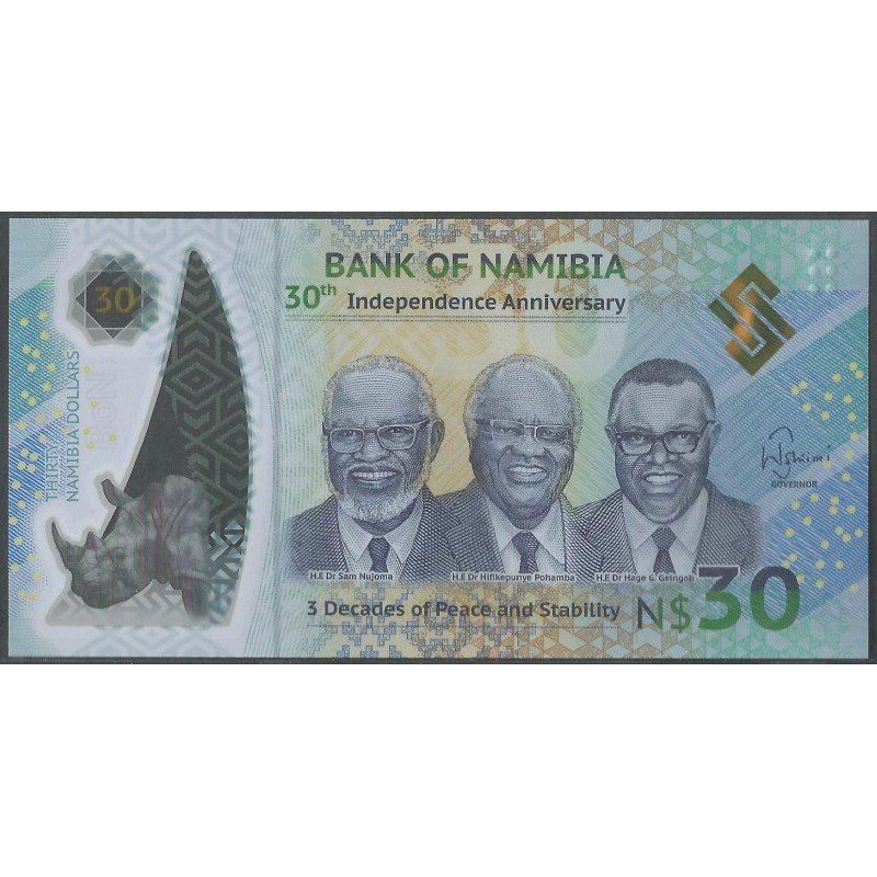 Namibia, 30 Dollars 2020 P18
