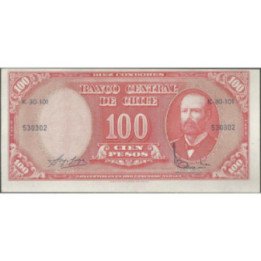 Chile 10 Centesimos ND1960-1 P127a3