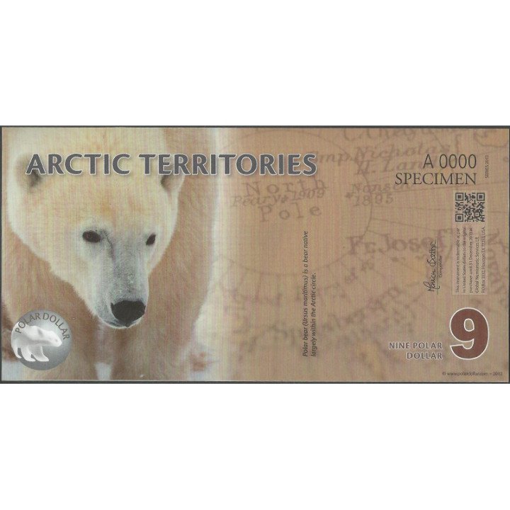 Artico 9 Dollars 2012 Specimen