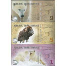 Artico 1 - 5 - 9 Dollars 2012 Specimen