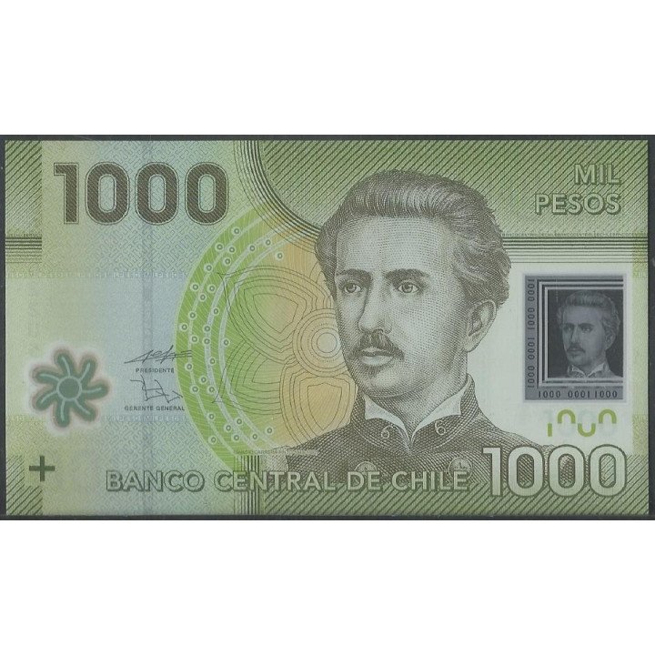 Chile 1.000 Pesos 2010 P161a