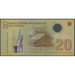 Nicaragua 20 Cordobas 12 Sep 2007 P202a