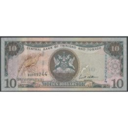 Trinidad y Tobago 10 Dollars 2006 Firma Williams P48a