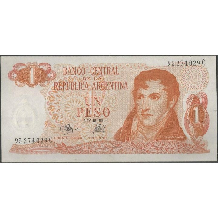 Argentina 1 Peso ND1970-3 Serie C P287