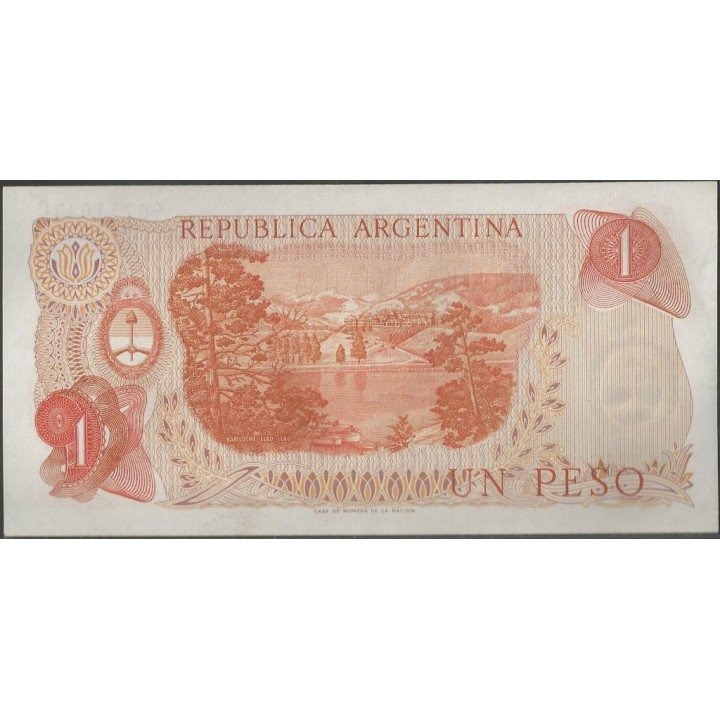 Argentina 1 Peso ND1970-3 Serie C P287 reverso