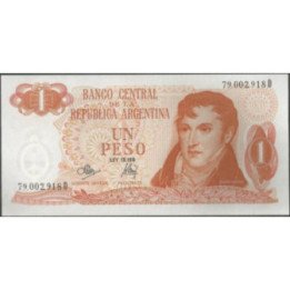 Argentina 1 Peso ND1970-3 Serie D P287