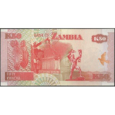 Zambia, 50 Kwacha 1992 P37a