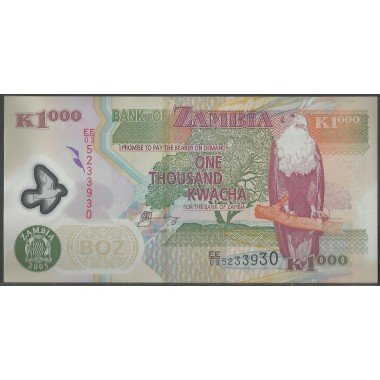 Zambia, 1.000 Kwacha 2008 P44f