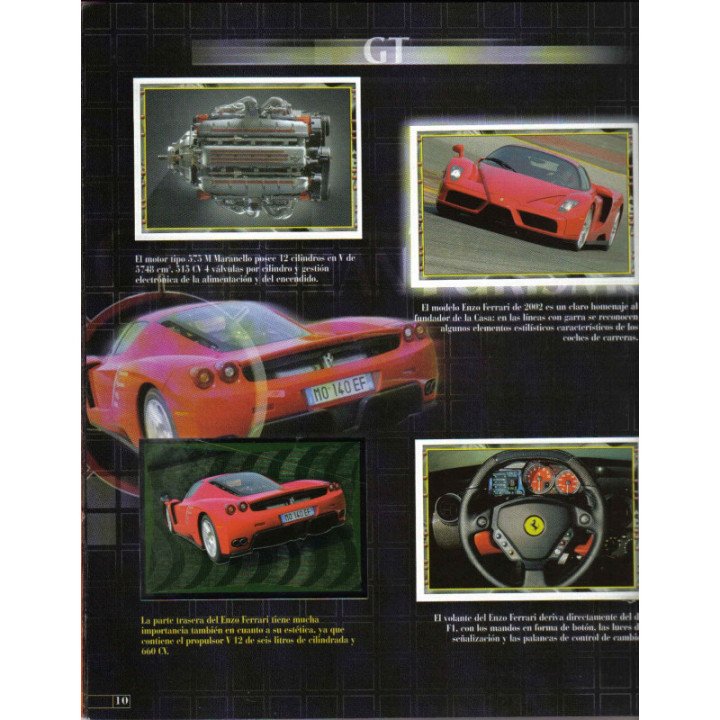 Automovilismo - Ferrari Panini 2004 reverso
