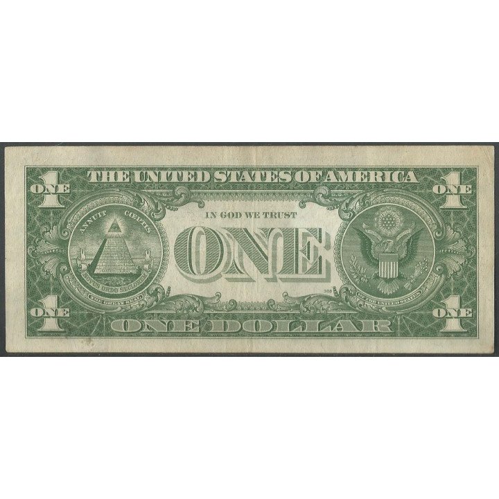 Estados Unidos 1 Dollar 1957A P419a reverso