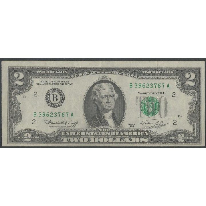 Estados Unidos 2 Dollars 1976 B P461