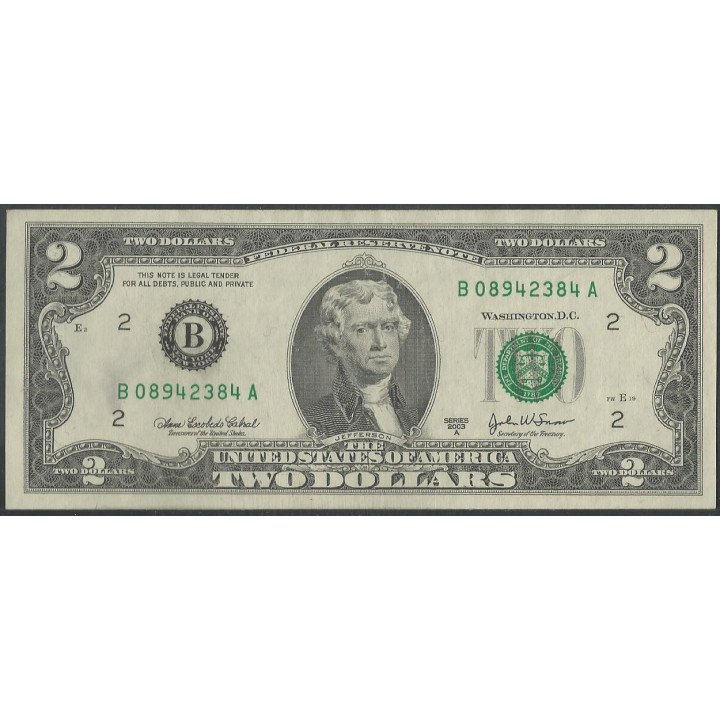Estados Unidos 2 Dollars 2003A B P516b