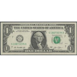 Estados Unidos 1 Dollar 2013 L P537