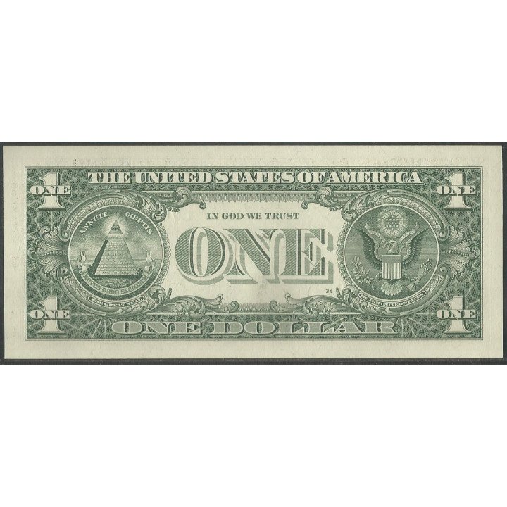 Estados Unidos 1 Dollar 2013 L P537 reverso