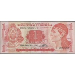 Honduras 1 Lempira 10 Sep 1992 P71