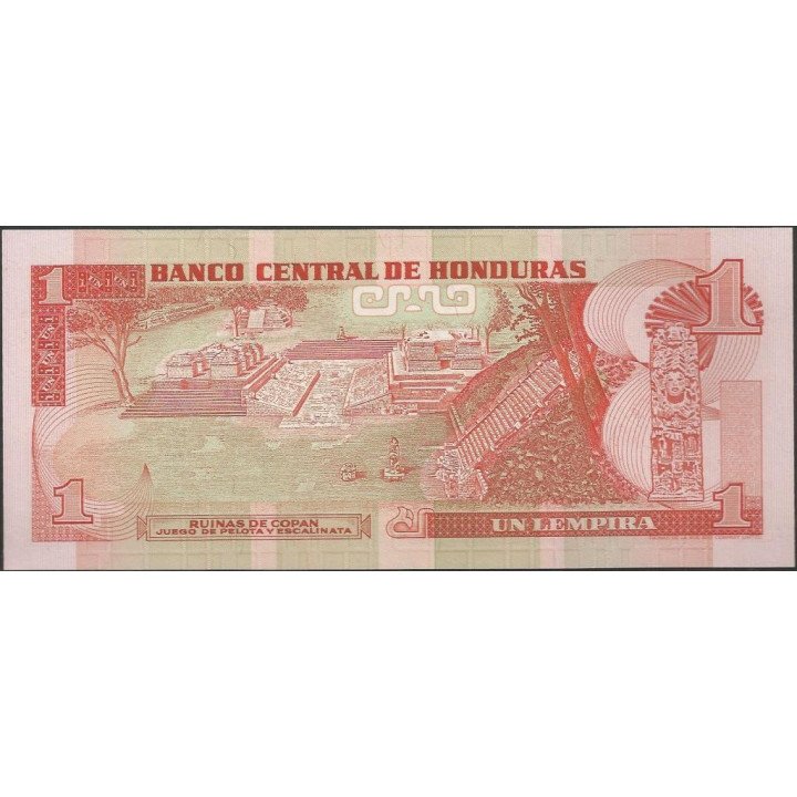 Honduras 1 Lempira 12 May 1994 P76 reverso