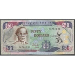 Jamaica 50 Dollars 6 Ago 2012 P89