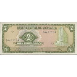 Nicaragua 2 Cordobas D1972 C P121a