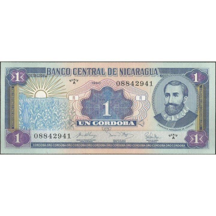Nicaragua 1 Cordoba 1990 A P173