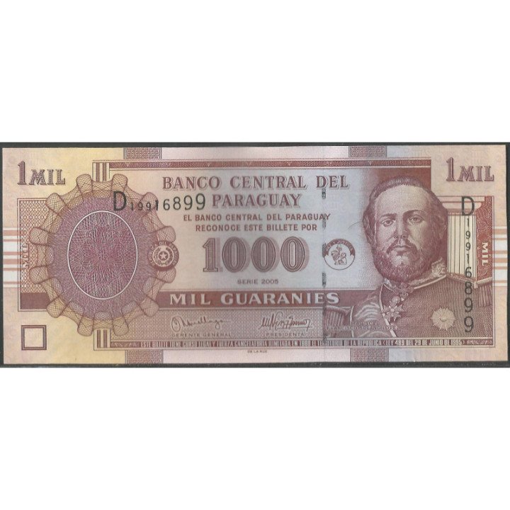 Paraguay 1.000 Guaranies 2005 P222b