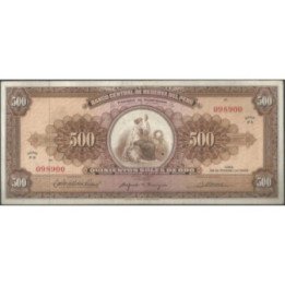 Peru 500 Soles 26 Feb 1965 P91