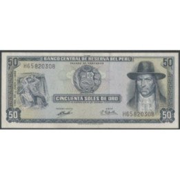 Peru 50 Soles 20 Jun 1969 P101a