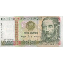 Peru 1.000 Intis 28 Jun 1988 P136b