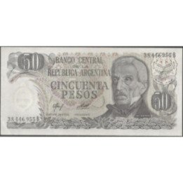 Argentina 50 Pesos ND1976-8 Serie B P301a