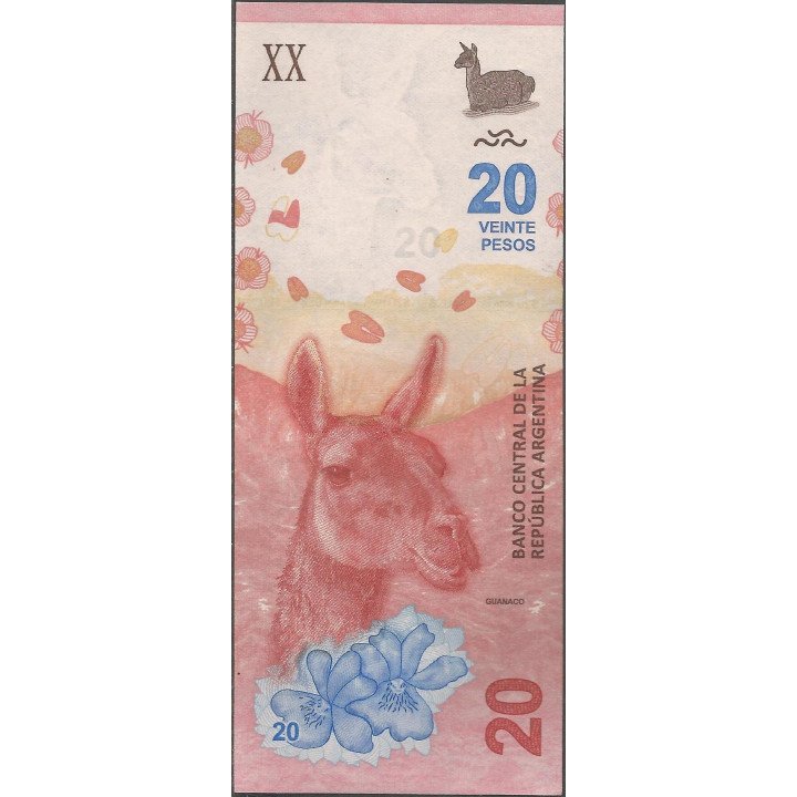 Argentina 20 Pesos 2017 Serie A P361