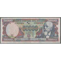 Ecuador 50.000 Sucres 10 Mar 1999 AG P130c