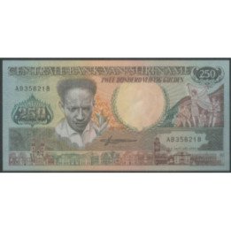 Suriname 250 Gulden 9 Ene 1988 P134