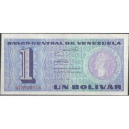 Venezuela 1 Bolivar 5 Oct 1989 B8 Dig P68