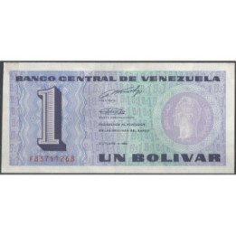 Venezuela 1 Bolivar 5 Oct 1989 F8 Dig P68