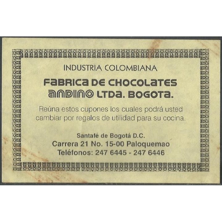 Chocolate Andino Cupon
