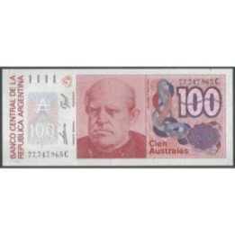 Argentina 100 Australes ND1985-90 Serie C P327c