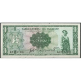 Paraguay 1 Guarani L1952 P193a