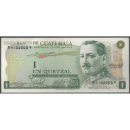 Guatemala 1 Quetzal 6 Ene 1982 P59c