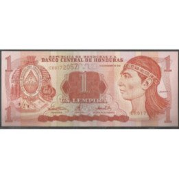 Honduras 1 Lempira 14 Dic 2000 P84a