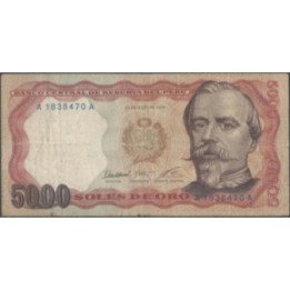 Peru 5.000 Soles 22 Jul 1976 P117a