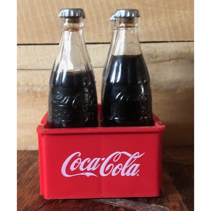 Canasta Coca-Cola Mini X 4 Letrero resaltado