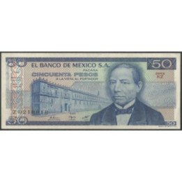 Mexico 50 Pesos 27 Ene 1981 Serie KZ P73