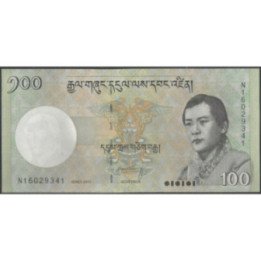 Bhutan 100 Ngultrum 2015 P32c