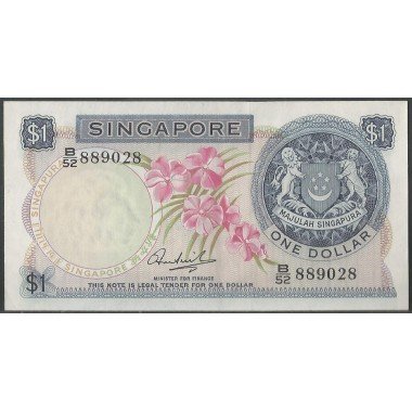 Singapur, 1 Dollar ND1971 P1c