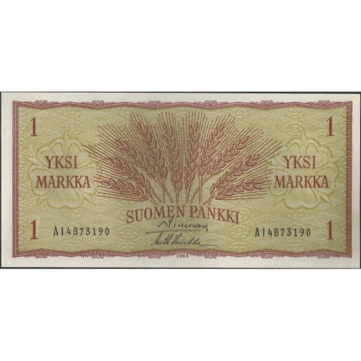 Finlandia 1 Markka 1963 P98a