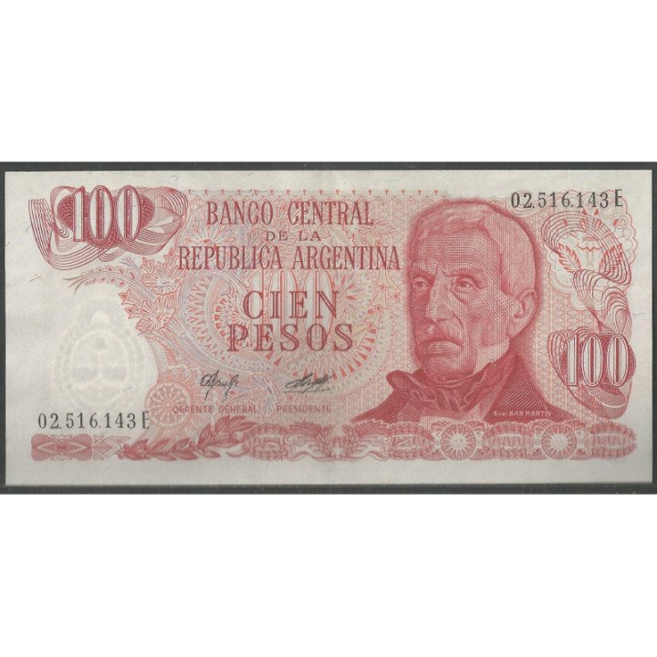 Argentina 100 Pesos ND1976-8 Serie E P302b