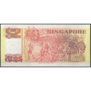Singapur, 2 Dollars ND1972 P27