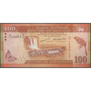 Sri Lanka, 100 Rupias de 1 Ene 2010 P125a