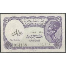 Egipto 5 Piastres L1940 Serie 44 P182g